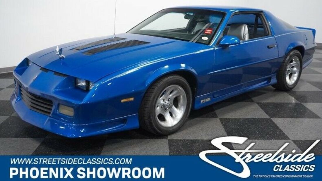 V6 Auto 700R4 Chevy Custom Classic Vintage Collector Blue Silver Records 1991 Chevrolet Camaro
