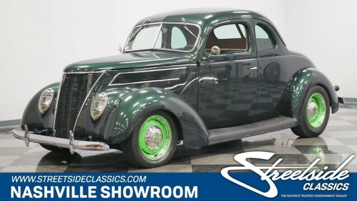 v8 302 ac air conditioning steel body overdrive hot rod street rod 1937 Ford Other