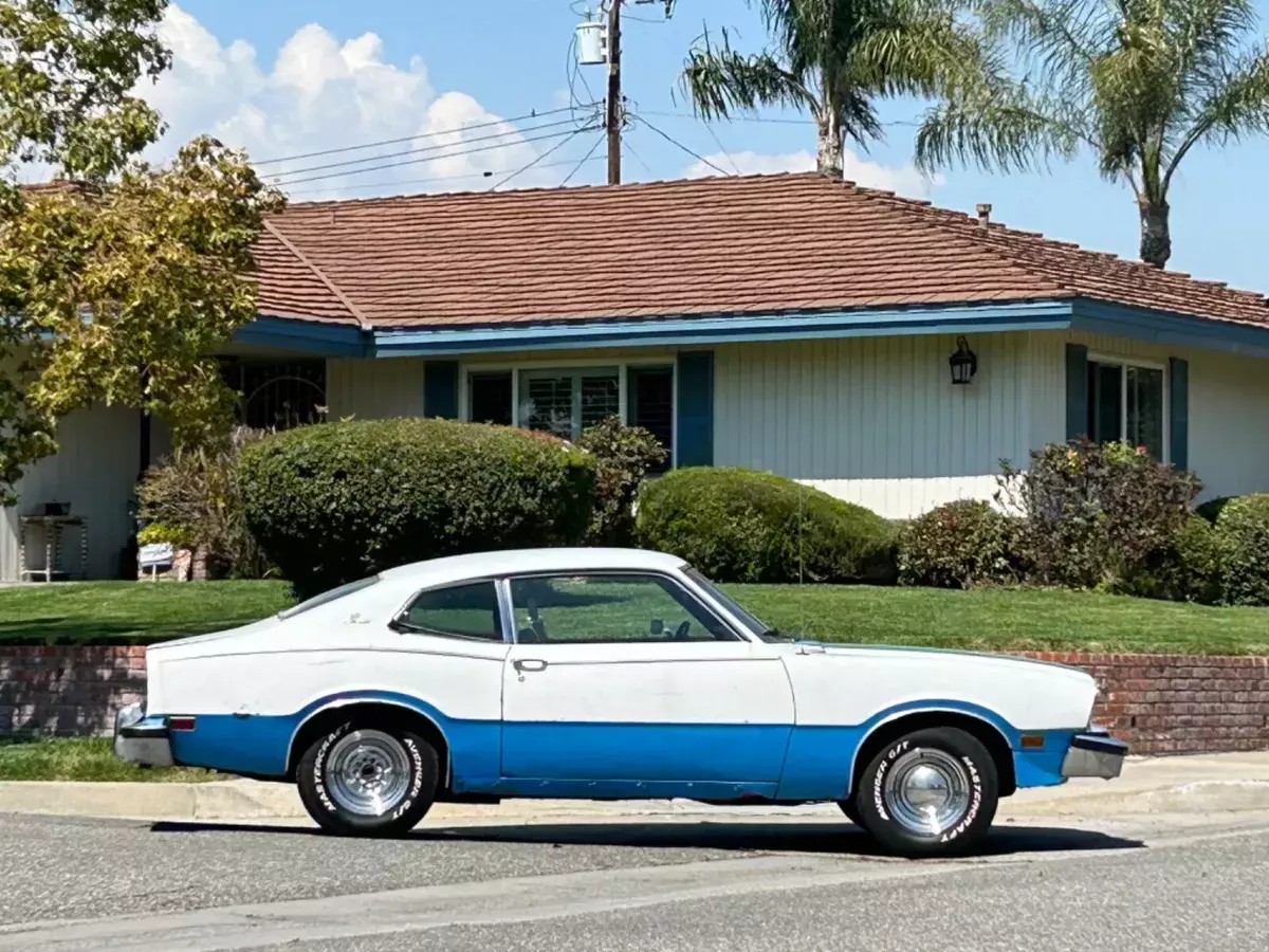 V8 5.0 MERCURY COMET / FORD MAVERICK 2 DOOR CALIFORNIA CAR BLUE PLATE PROJECTS 1974 Mercury Comet MERCURY COMET / FORD MAVERICK