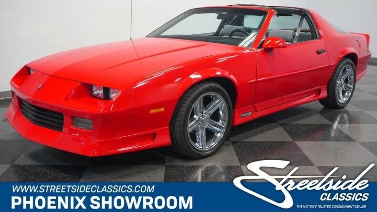 V8 Auto Classic Vintage Collector Chevy Red Original Owner Packet Rally Sport 1991 Chevrolet Camaro RS