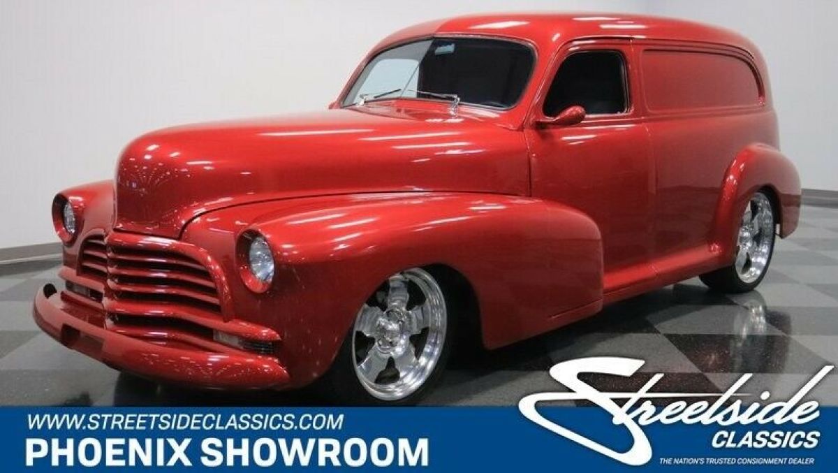 V8 Auto Classic Vintage Collector Van Red Cruiser Custom Edelbrock Receipts A/C 1946 Chevrolet Other
