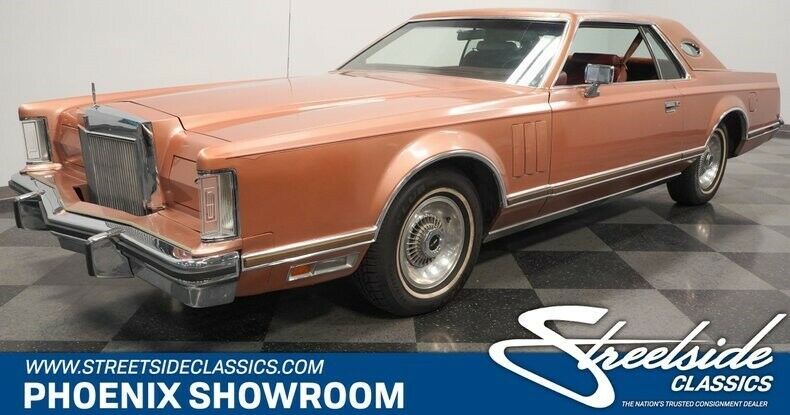 V8 Auto Classic Vitnage Collector Original Luxury A/C Red Factory 1978 Lincoln Continental Mark V
