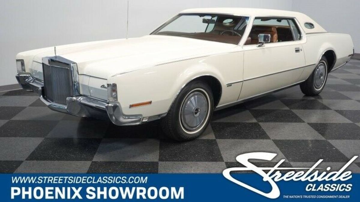 V8 Auto Original Classic Vintage Collector Documented Records Actual A/C 1972 Lincoln Continental Mark IV