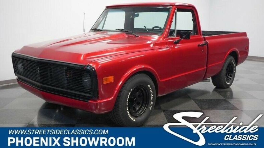 V8 Auto TH400 Classic Vintage Collector Receipts A/C Chevy Edelbrock Houndstooth 1971 Chevrolet C-10