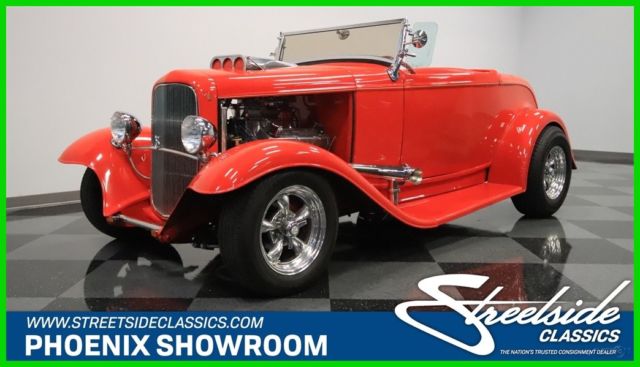 V8 Custom Classic Vintage Hot Rod Collector Performance Loper Red Upgraded Big B 1932 Ford Roadster