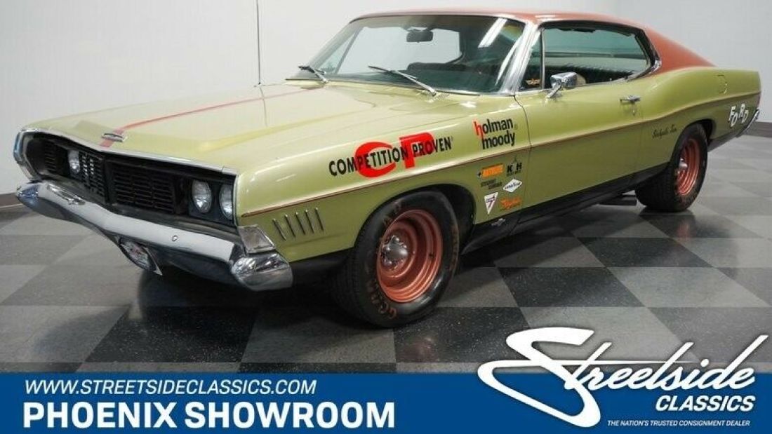 V8 FE Auto Classic Vintage Collector Original Hotchkis Galaxie NASCAR Green 1968 Ford XL Q-Code