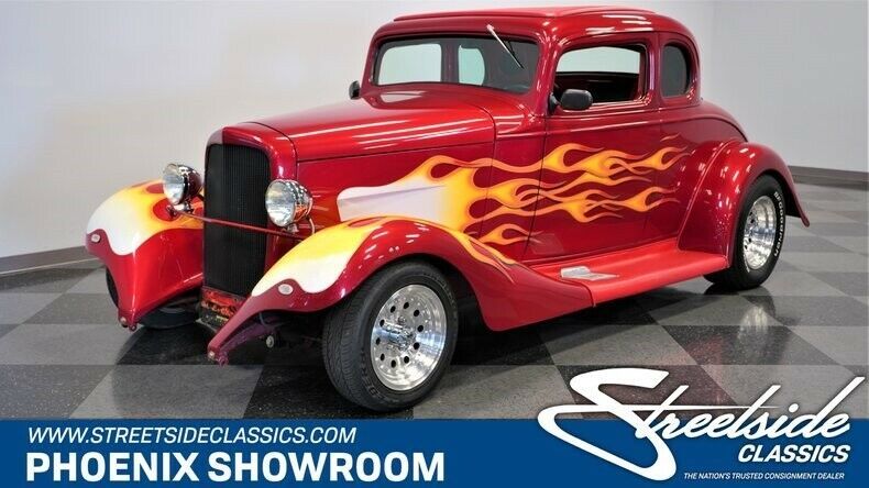 V8 LT Auto Custom Chopped Hot Rod Classic Vintage Collector Shaved B&M Holley Mu 1933 Chevrolet Other 5 Window Coupe