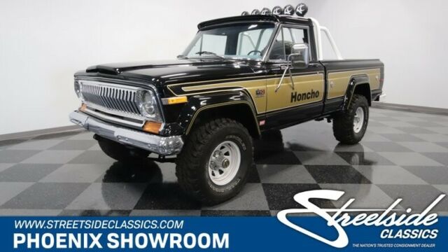 V8 Manual Classic Vintage Collector Rare Restored Wrangler Off Road 4x4 Levi's 1977 Jeep J10 Honcho