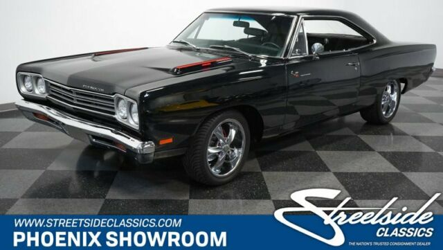 V8 Manual Classic Vintage Collector Restored Receipts Mopar Black 1969 Plymouth Road Runner