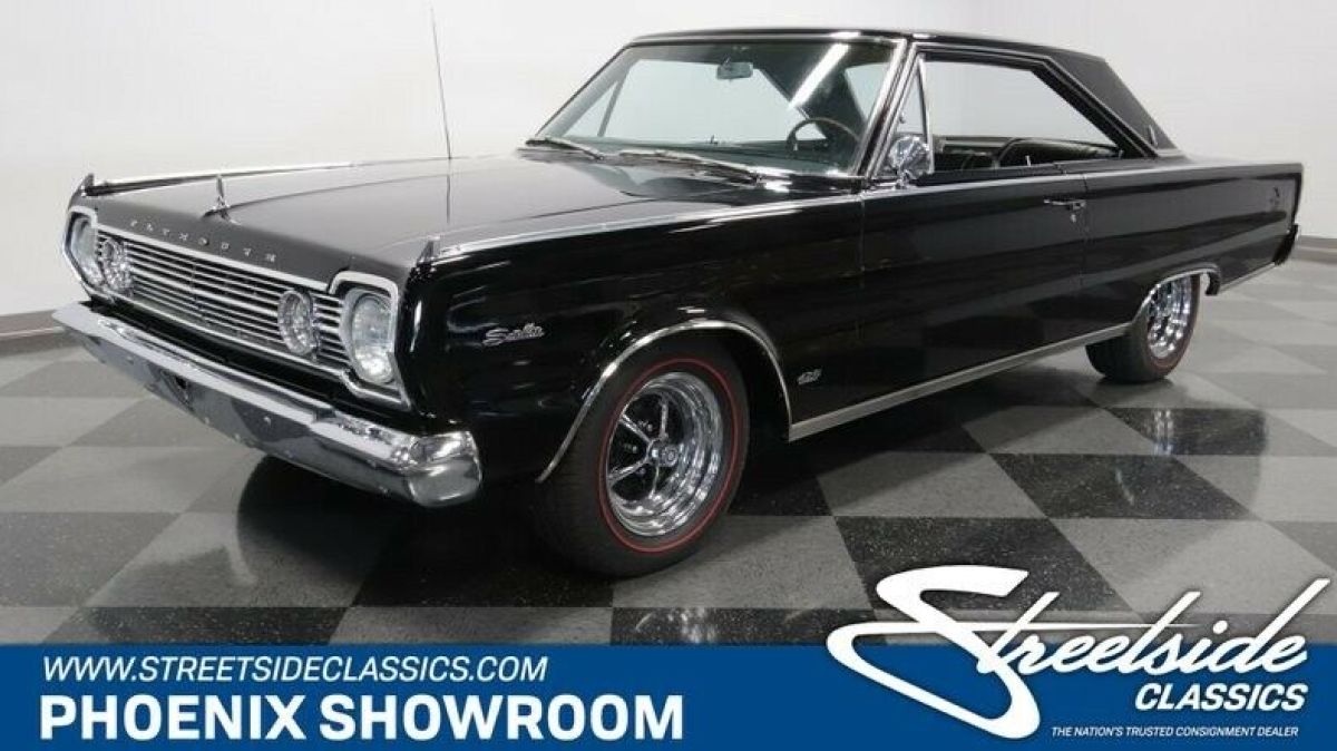 V8 Manual Mopar Govier Classic Vintage Collector Black Original Documents 4-Spee 1966 Plymouth Satellite Hemi 426
