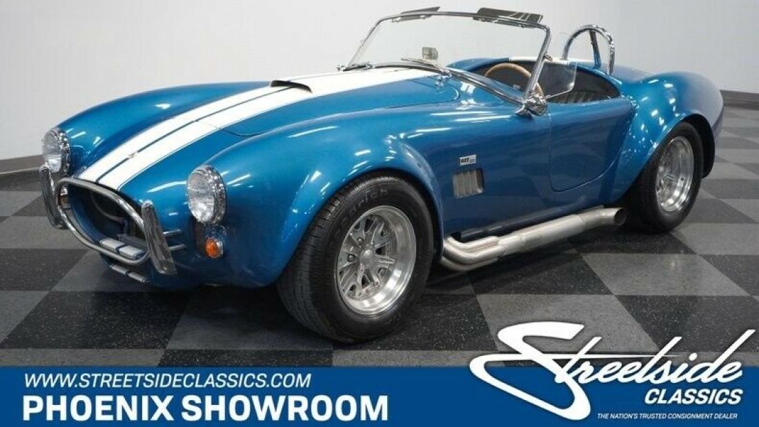 V8 Manual Toploader NASCAR Classic Vintage Collector Carroll Blue Ford Track 1967 Shelby Cobra Contemporary