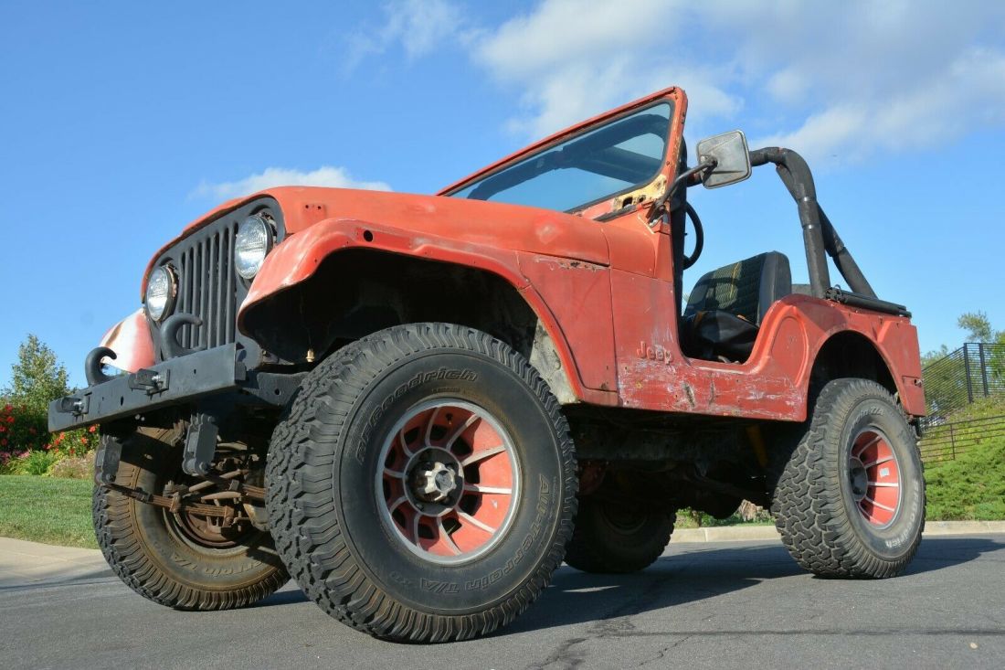 V8 Mechanically Fit Runs & Drives Great, Solid Frame Needs Cosmetics No Reserve! 1975 Jeep CJ 5