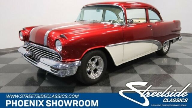 V8 Red White Two Tone Auto 700R4 Classic Vintage Collector Custom Restomod Edelb 1956 Pontiac Pathfinder --