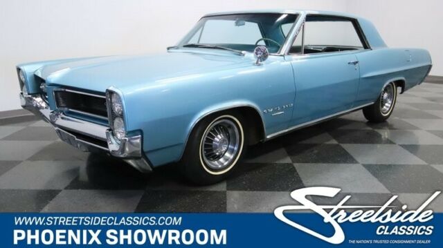 V8 TH350 Auto Classic Vintage Collector Aquamarine Blue Muscle Hardtop Original 1964 Pontiac Grand Prix --