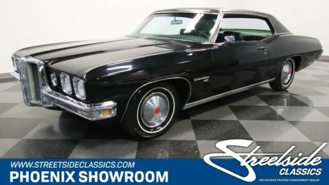 V8 TH400 Auto Black Green Factory Classic Vintage Collector Hardtop Original 1970 Pontiac Catalina --