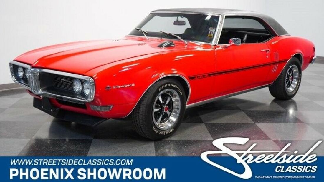V8 ZZ4 Crate SBC Auto Classic Vintage Collector A/C Red Black Bird Upgraded 1968 Pontiac Firebird