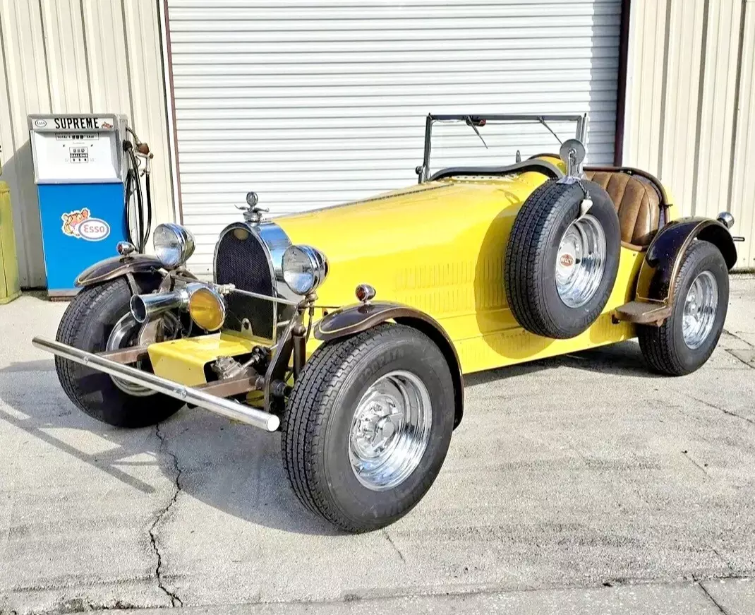 vehicle-1965 beetle with a 1927 Bugatti 35B race car kit. The car was assembled 1965 Volkswagen Beetle - Classic
