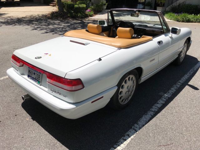 1991 Alfa Romeo Spider White - photo 11