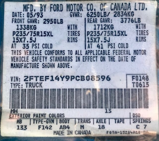1993 Ford F-150 XL - photo 5
