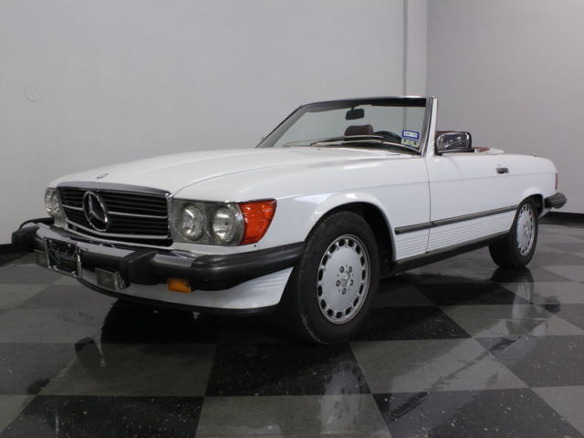 VERY CLEAN 560SL, ORIGINAL WINDOW STICKER, ONLY 60K MILES, BOTH TOPS! 1989 Mercedes-Benz SL-Class 560SL