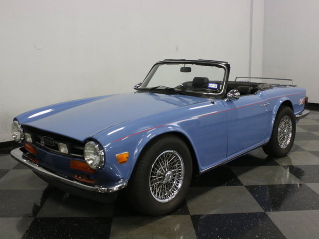 VERY CLEAN AND NICELY RESTORED, COMES WITH BOTH TOPS, RUNS & DRIVES GREAT! FUN!! 1974 Triumph TR-6