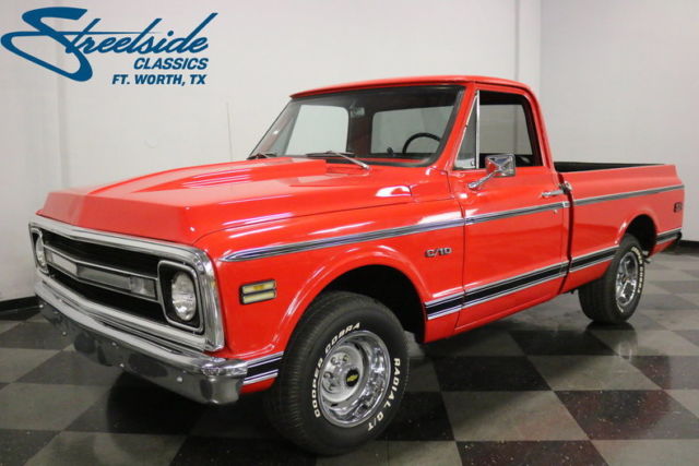 VERY CLEAN AND SHARP SHORTBED! 350 V8, AUTO, POWER STEERING, RUNS OUT GREAT! 1969 Chevrolet C-10