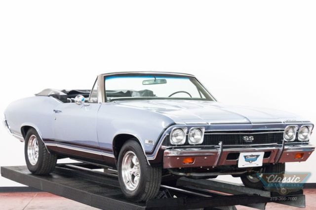 1968 Chevrolet Chevelle convertible with Hartz cloth top buckets console - photo 11