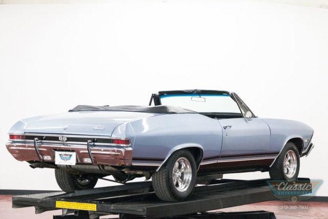 1968 Chevrolet Chevelle convertible with Hartz cloth top buckets console - photo 2
