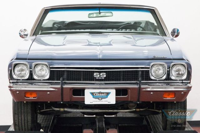 1968 Chevrolet Chevelle convertible with Hartz cloth top buckets console - photo 3