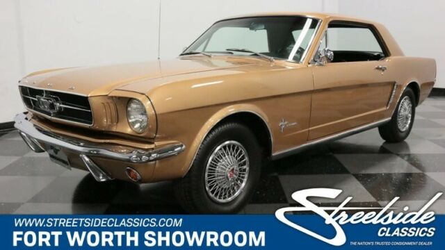 Very Clean and Straight! 200ci Inline 6, Manual, Correct Prairie Bronze, Nice! 1965 Ford Mustang Coupe