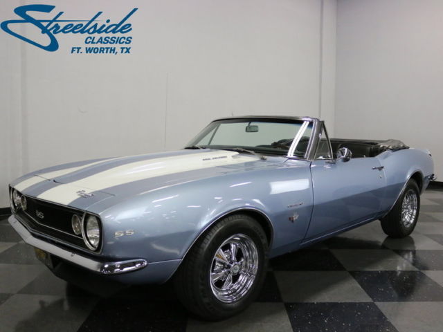VERY CLEAN CONVERTIBLE! 327 V8, AUTO, HOTCHKIS SUBFRM CONNECTORS, PS/B, FRT DISC 1967 Chevrolet Camaro