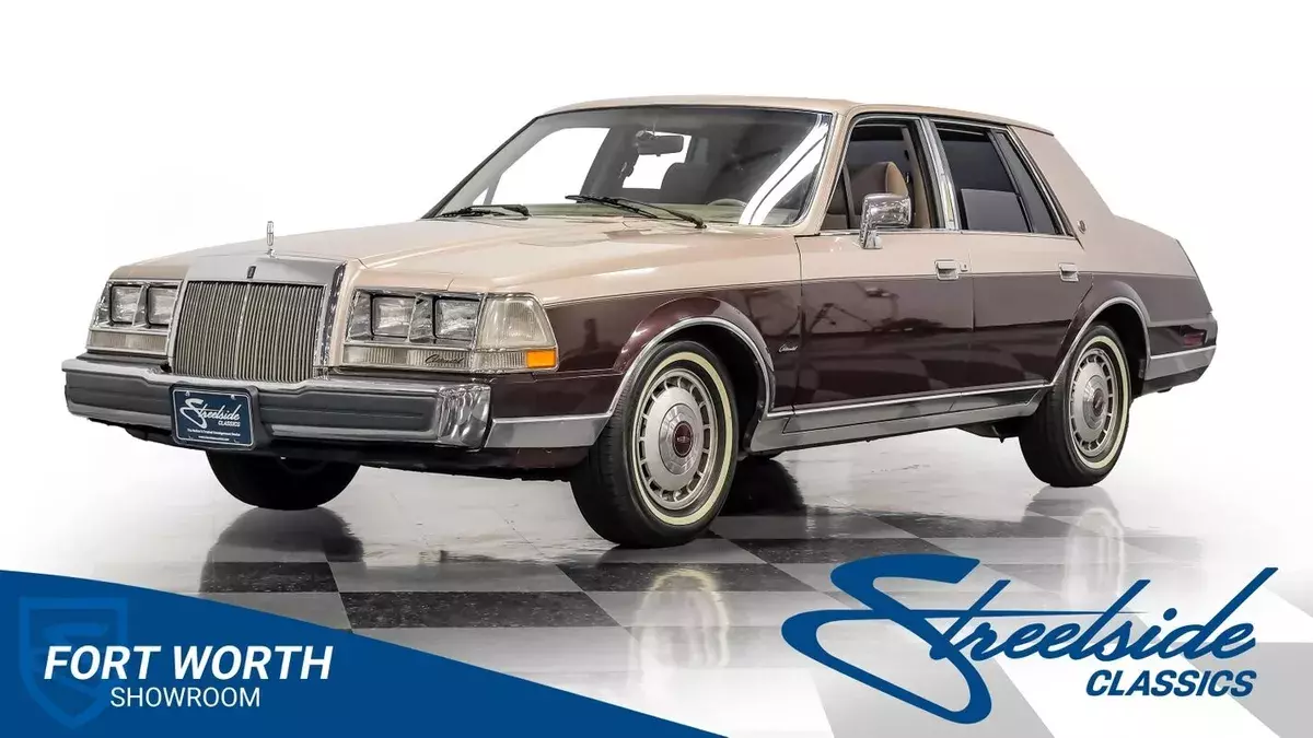 Very Clean Survivor w/ 48k Actual Miles! 5.0L V8, Auto, A/C, Nice 80's Luxury Cr 1986 Lincoln Continental