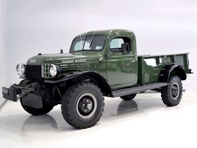 Very clean WDX, working winch, runs and drives well, nice interior and paint! 1947 Dodge Power Wagon WDX