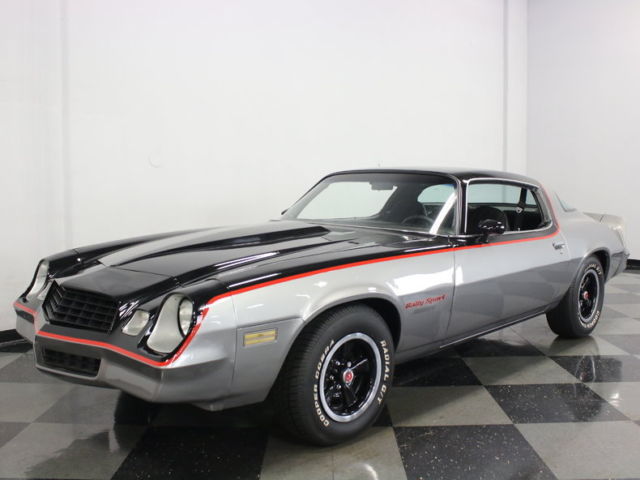 VERY COOL & CLEAN RS! FACTORY COLORS BLACK/SILVER, FRESHLY REBUILT ENGINE/TRANS! 1979 Chevrolet Camaro