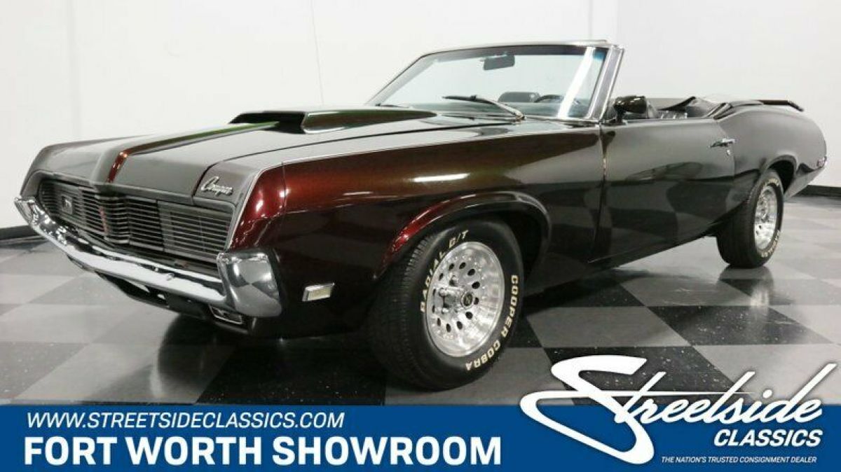 Very Cool Color Changing Paint! 351W V8, Auto, Power Top, PS/B w/ Frt Disc, Nice 1969 Mercury Cougar XR7