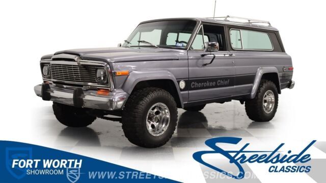 Very Cool Full Size 4x4! 360 V8 w/ EFI, Auto, PS/B w/ Frt Disc, Skyjacker Shocks 1979 Jeep Cherokee Chief