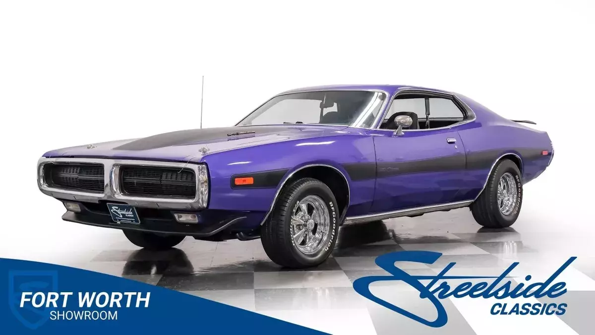 Very Cool Mopar in Plum Crazy! 408 Stroker V8, Auto, PS, PB w/ Front Disc, Runs 1974 Dodge Charger