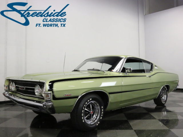 VERY COOL TORINO GT W/ MATCHING #'S S-CODE 390 V8! 4 SPD MAN! PS, PB W/ FRT DISC 1968 Ford Torino GT