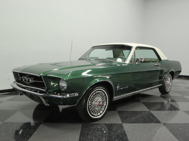 VERY CORRECT CAR, BUILD SHEET, MARTI REPORT, DELUXE INTERIOR, FACTORY AC, NICE! 1967 Ford Mustang