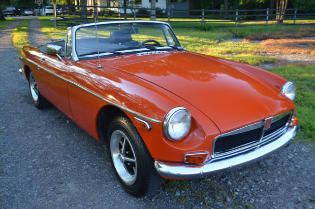 1974 MG MGB Chrome Bumper MGB Roadster - photo 8