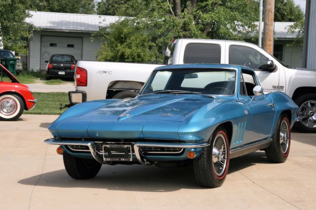 VERY HONEST 1966 CORVETTE COUPE #'S MATCHING 55K ACTUAL MILES WINDOW STICKER 1966 Chevrolet Corvette