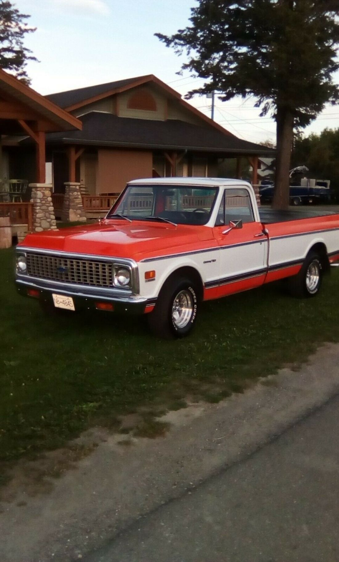 Very nice 1972 c10 truck orange hugger and white black leather all redone 2013 1972 Chevrolet C-10