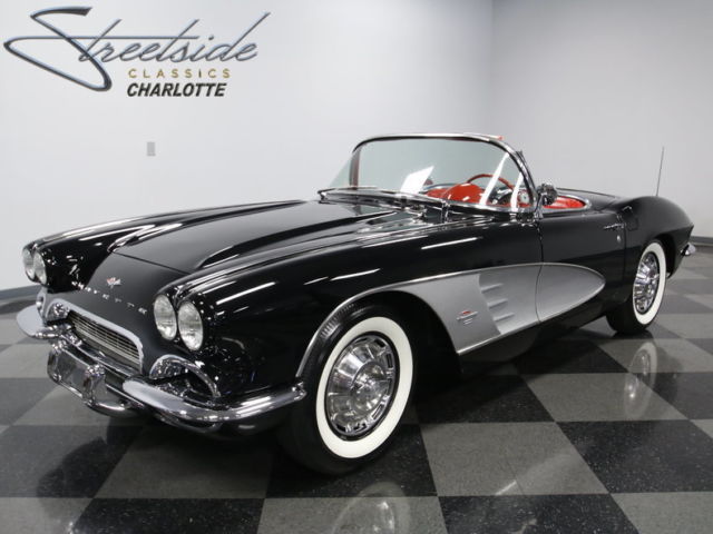 VERY NICE, 350 V8, TH350 AUTO, HARD TOP, SLICK BLACK, NICE INTERIOR, DRIVES GR8! 1961 Chevrolet Corvette