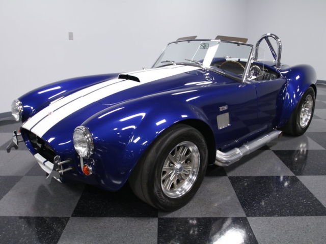 VERY NICE, 5.0L EFI, 5 SPD, HALIBRAND KNOCKOFFS, HEAT, TOP & CURTAINS, GR8 BUILD 1965 Shelby Cobra
