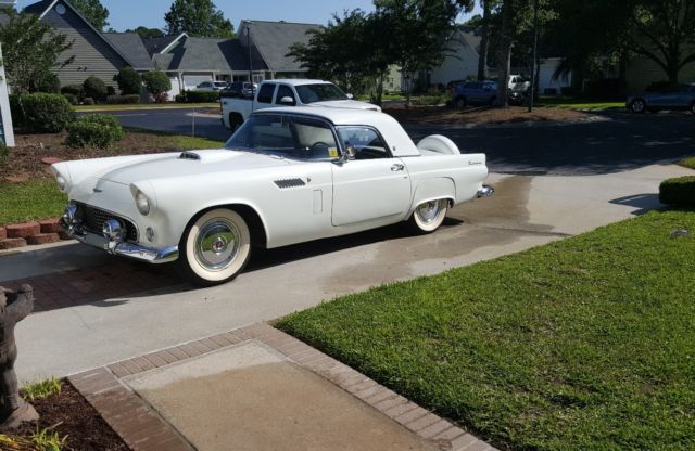 VERY NICE 56 BIRD...OWNED BY TWO FAMILIES...WON 3 CAR SHOWS....50K ORIG. MILES.. 1956 Ford Thunderbird