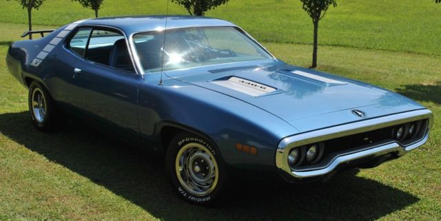 VERY NICE REAL RM CODED ROADRUNNER WITH A REAL 440 SIX PACK AND FENDER TAG. 1971 Plymouth Road Runner ROADRUNNER