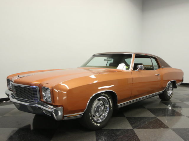 VERY ORIGINAL 1 OWNER CAR, PROTECT-O-PLATE, UPDATED FACT A/C, MATCHING #'S 350!! 1971 Chevrolet Monte Carlo