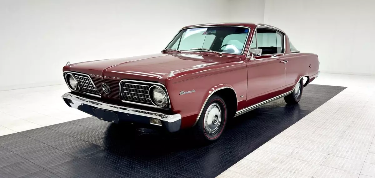 Very Original/Broadcast Sheet & Window Sticker/273ci V8/A904 Auto/Sleek Styling 1966 Plymouth Barracuda Fastback