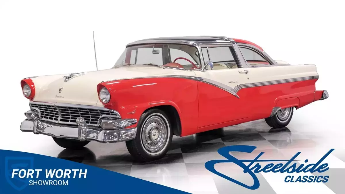 Very Pretty Crown Vic! Factory Colors, Smooth Rebuilt 312 V8, Auto, Continental 1956 Ford Fairlane Crown Victoria