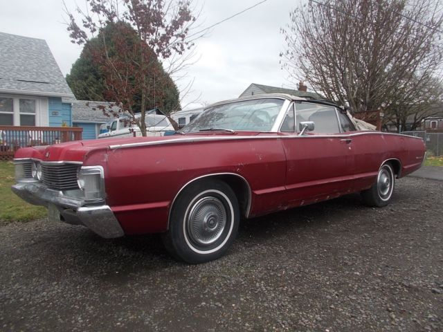 Very Rare '68 Mercury Monterey Convertible Project Car Package 1968 Mercury Monterey